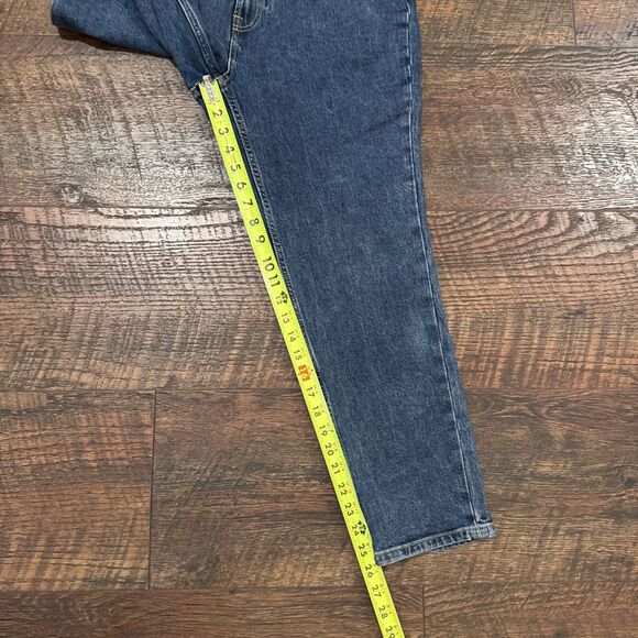 Everlane Curvy Cheeky Jeans Straight Crop Medium Wash Blue Organic Size 29 New - Picture 6 of 12